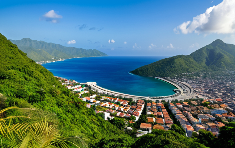 아이티 수도 포르토프랭스 여행 가이드 - **Image Prompt 1: The Defiant Canvas of Atis Rezistans**
    A vibrant, sun-drenched scene inside or...