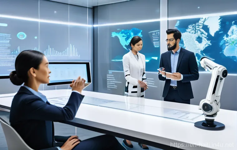 아이티의 현대 정치와 경제 전망 - **Prompt:** "A brightly lit, modern laboratory or advanced manufacturing facility focusing on sustai...