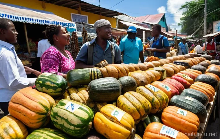 아이티와 쿠바의 문화적 차이점 - **A Haitian Rara Music Procession:**
    "A dynamic Rara procession winding through a lively, sun-dr...