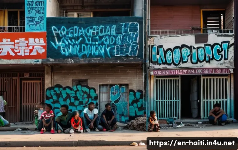 아이티의 정치적 불안정과 시위 현황 관련 이미지 1