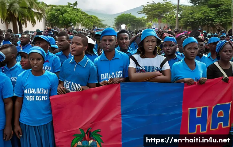 아이티의 정치적 불안정과 시위 현황 관련 이미지 2